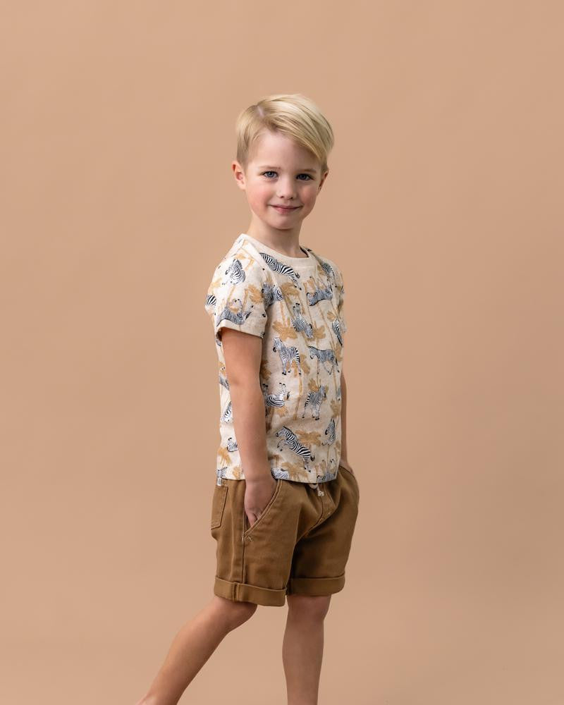 Fox & Finch - Savanna Print Tee