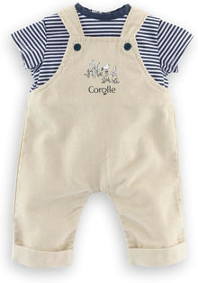 Mon Grand Poupon - Loire Riverside Overalls with Striped T-Shirt - 36cm