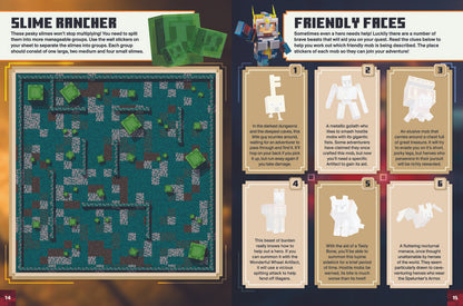 Minecraft Dungeons Sticker Book