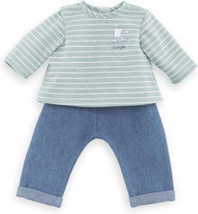 Mon Grand Poupon - Loire Riverside Pants and Striped T-Shirt - 36cm