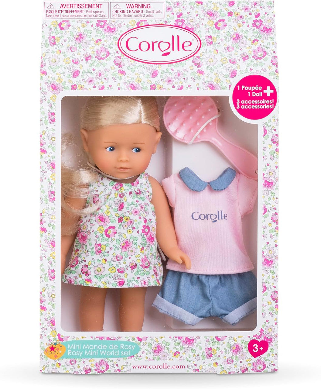 Corolle Mini Corolline Doll - Rosy Mini World Set