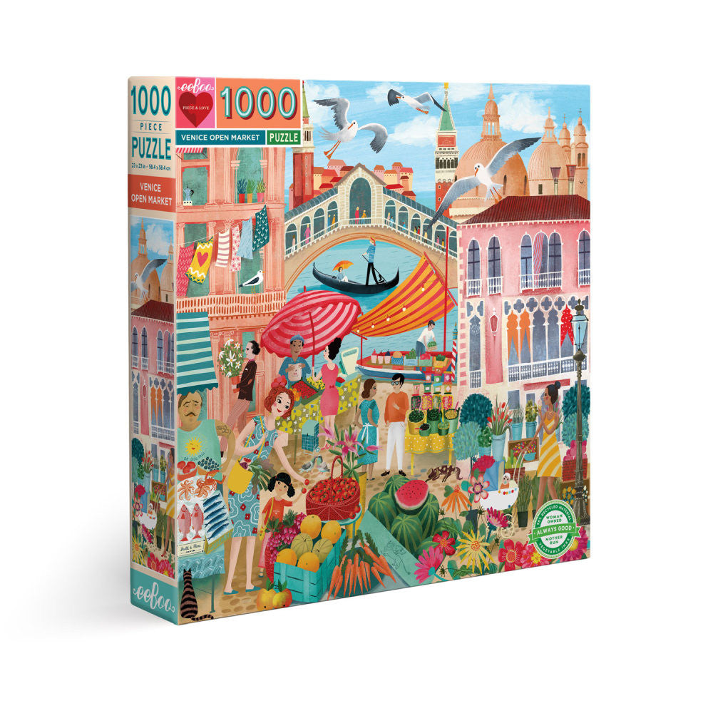 Eeboo 1000pc - Venice Market