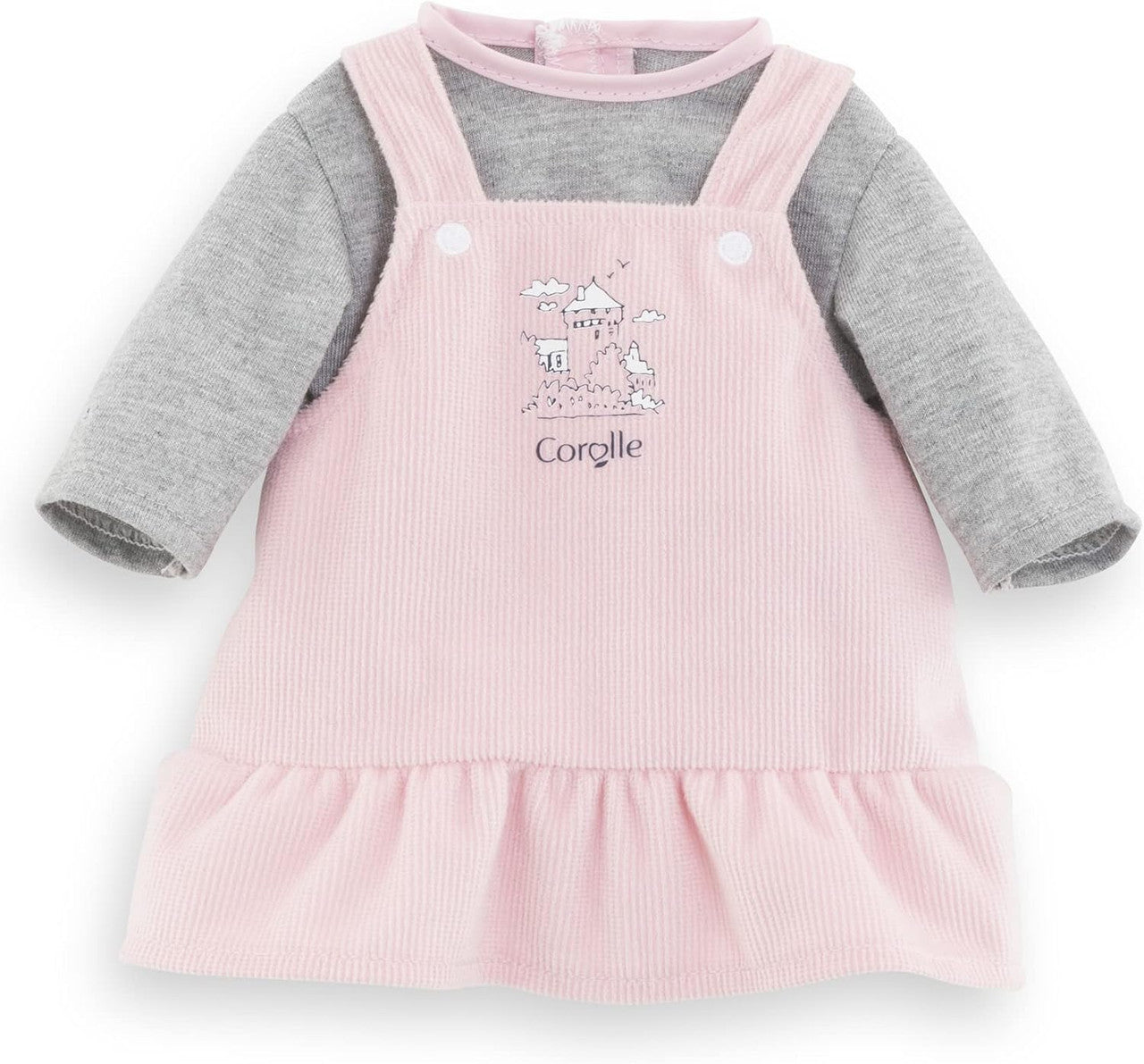 Mon Grand Poupon - Loire Riverside Pink Dress with T-Shirt - 36cm