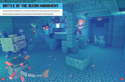 Minecraft Sticker Adventure: Treasure Hunt