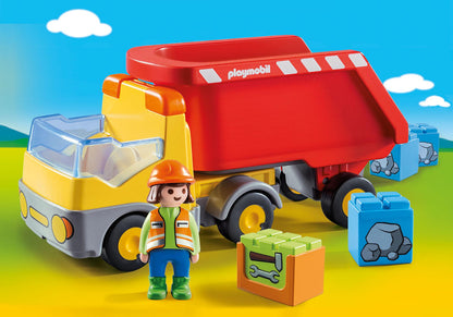 Playmobil 1.2.3 Dump Truck 70126