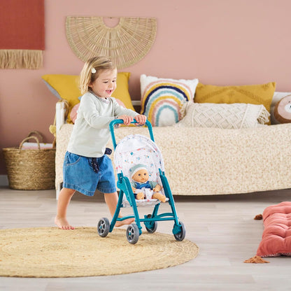Corolle Mon Premier Poupon - Teal Stroller for 30cm Baby Dolls