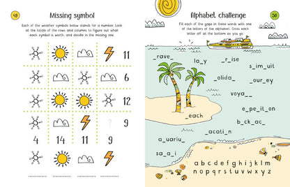 Usborne - 100 Children's Puzzles And Games - Holiday