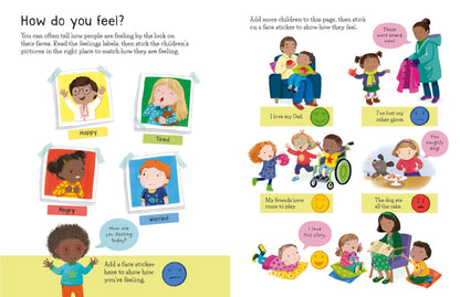 Usborne - First Sticker Book - Feelings