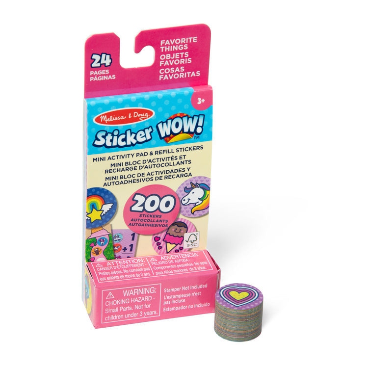 Melissa & Doug - Sticker WOW! Refill Stickers - Favourite Things