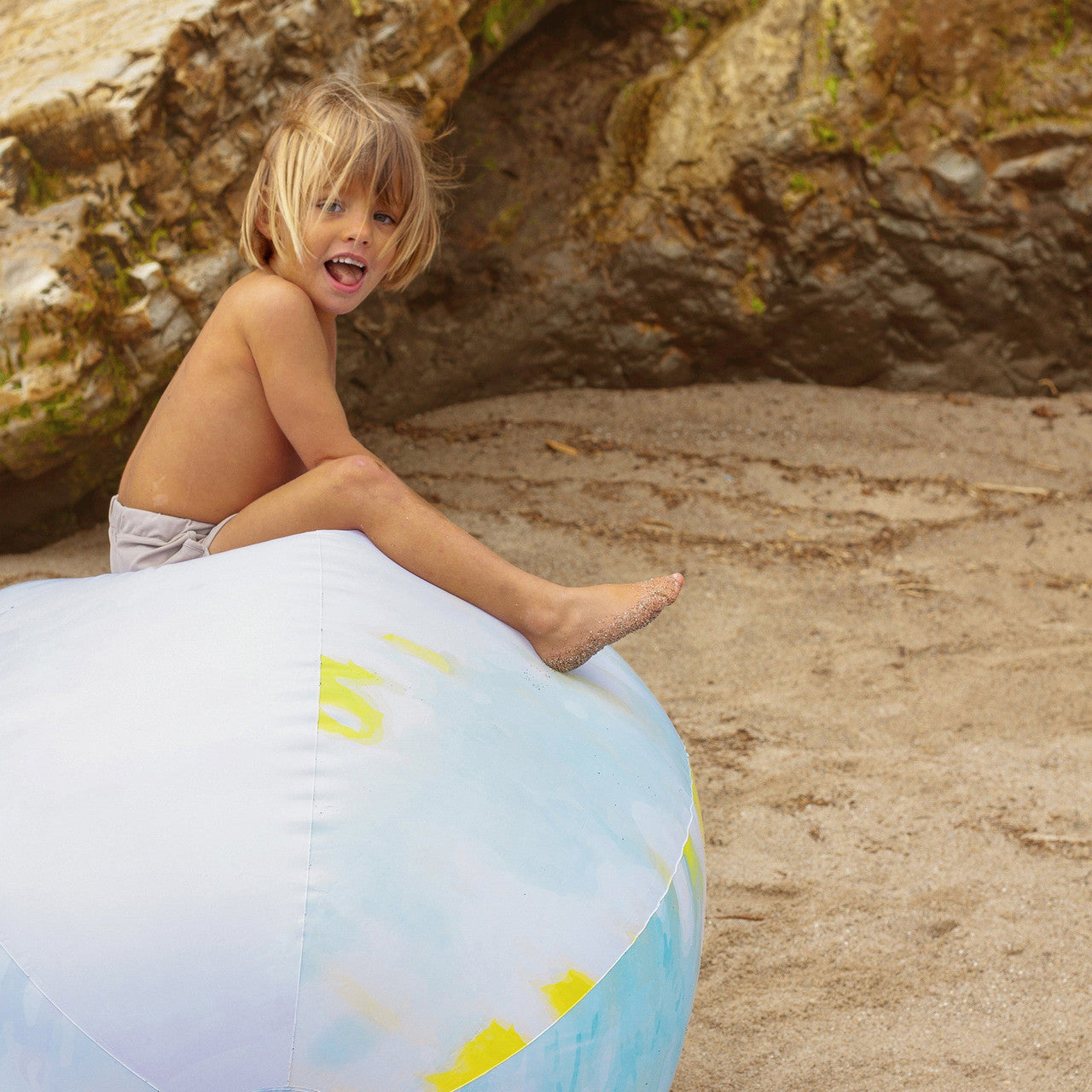 Sunnylife - XL Inflatable Beach Ball - Tie Dye Sorbet