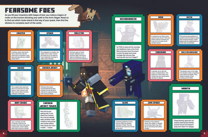 Minecraft Dungeons Sticker Book