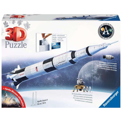 Ravensburger 440pc - Apollo Saturn V Rocket 3D Puzzle
