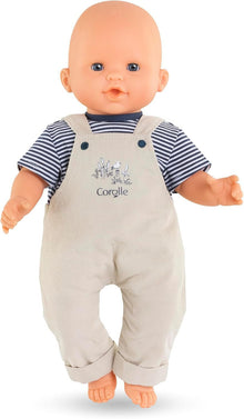 Mon Grand Poupon - Loire Riverside Overalls with Striped T-Shirt - 36cm