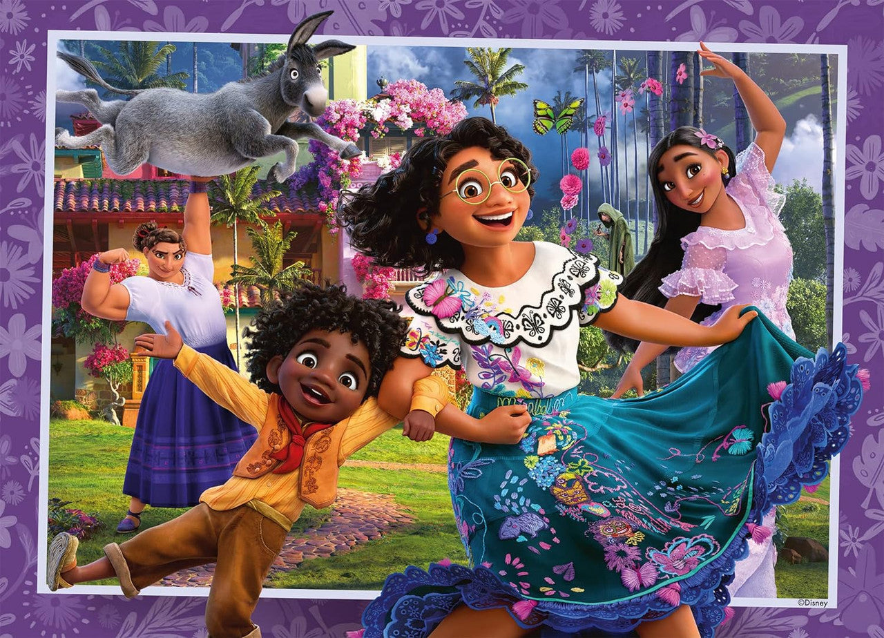 Ravensburger 4x100pc - Disney Encanto Shoes off, Magic on! Bumper Pack Puzzles