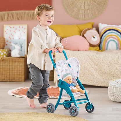 Corolle Mon Premier Poupon - Teal Stroller for 30cm Baby Dolls