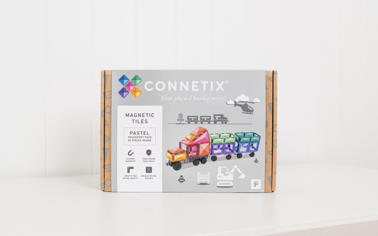Connetix - Pastel Transport Pack 50pc