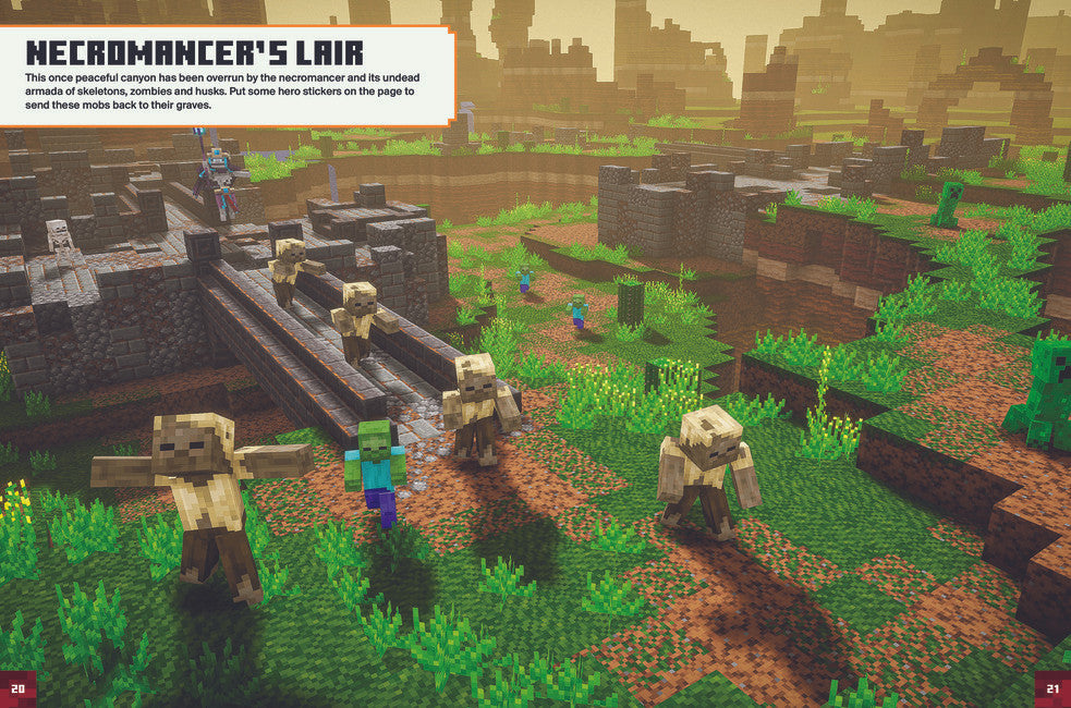 Minecraft Dungeons Sticker Book