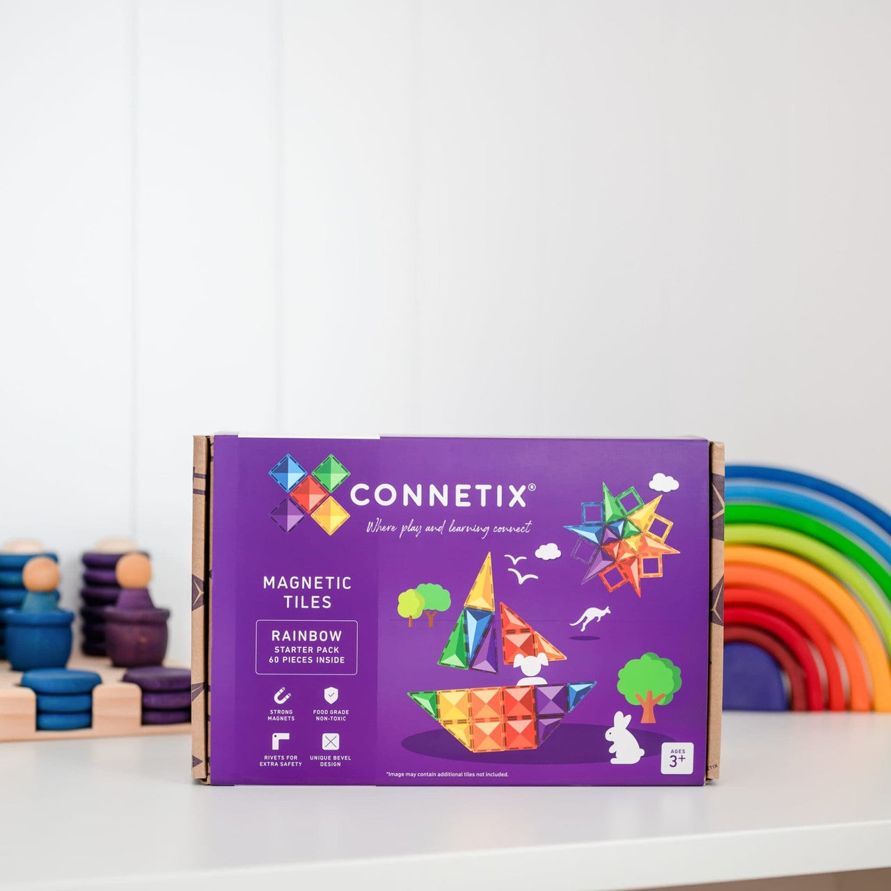 Connetix - Rainbow Starter Pack 60pc