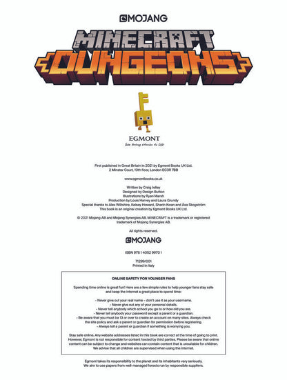 Minecraft Dungeons Sticker Book