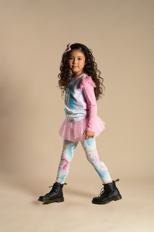 Blue Unicorn Long Sleeve T-Shirt - Teen