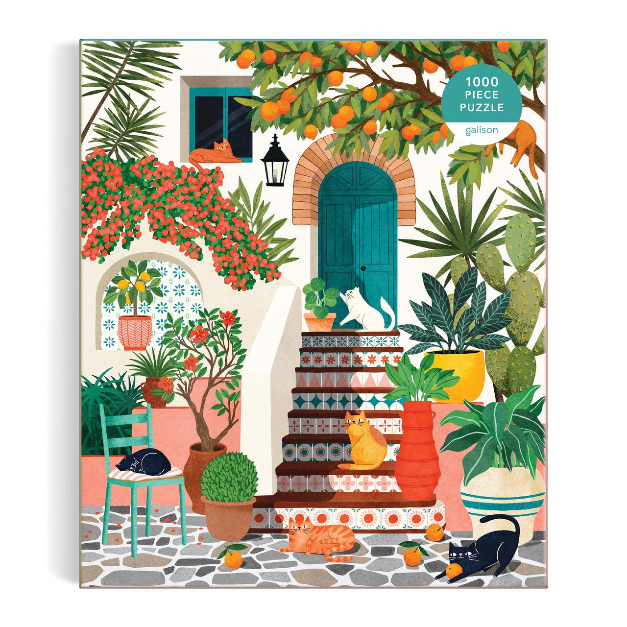 Galison 1000pc - Mediterranean Cats Puzzle