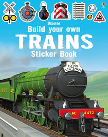 Usborne Build Your Own Trains Sticker Book
