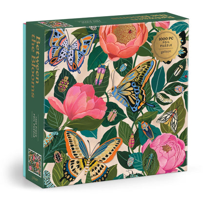 Galison 1000pc - Between the Blooms Foil Puzzle