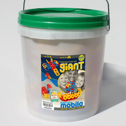 Mobilo Giant Bucket with Lid - 416 Pieces