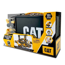 CAT Little Machines Store-N-Go Playset FR83366 with carry case, mini construction vehicles and working crane
