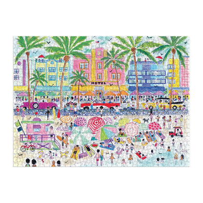 Galison 1000pc - Michael Storrings South Beach Miami Puzzle