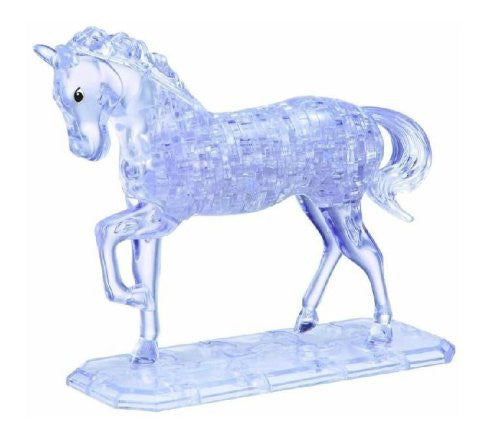 Crystal Puzzle 3D - Deluxe Clear Horse 100 pieces