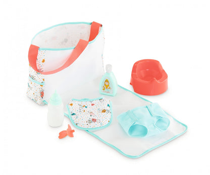 Corolle Mon Grand Poupon - Changing Bag & Accessories Set for 36/42cm Doll