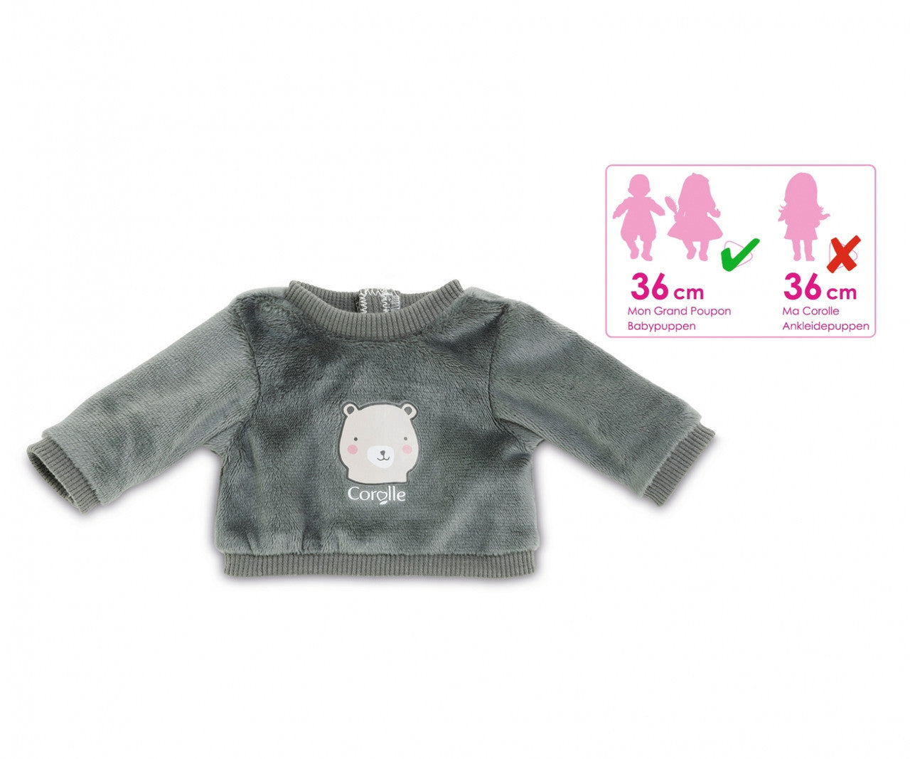 Corolle - Mon Grand Poupon Bear Sweater 36cm