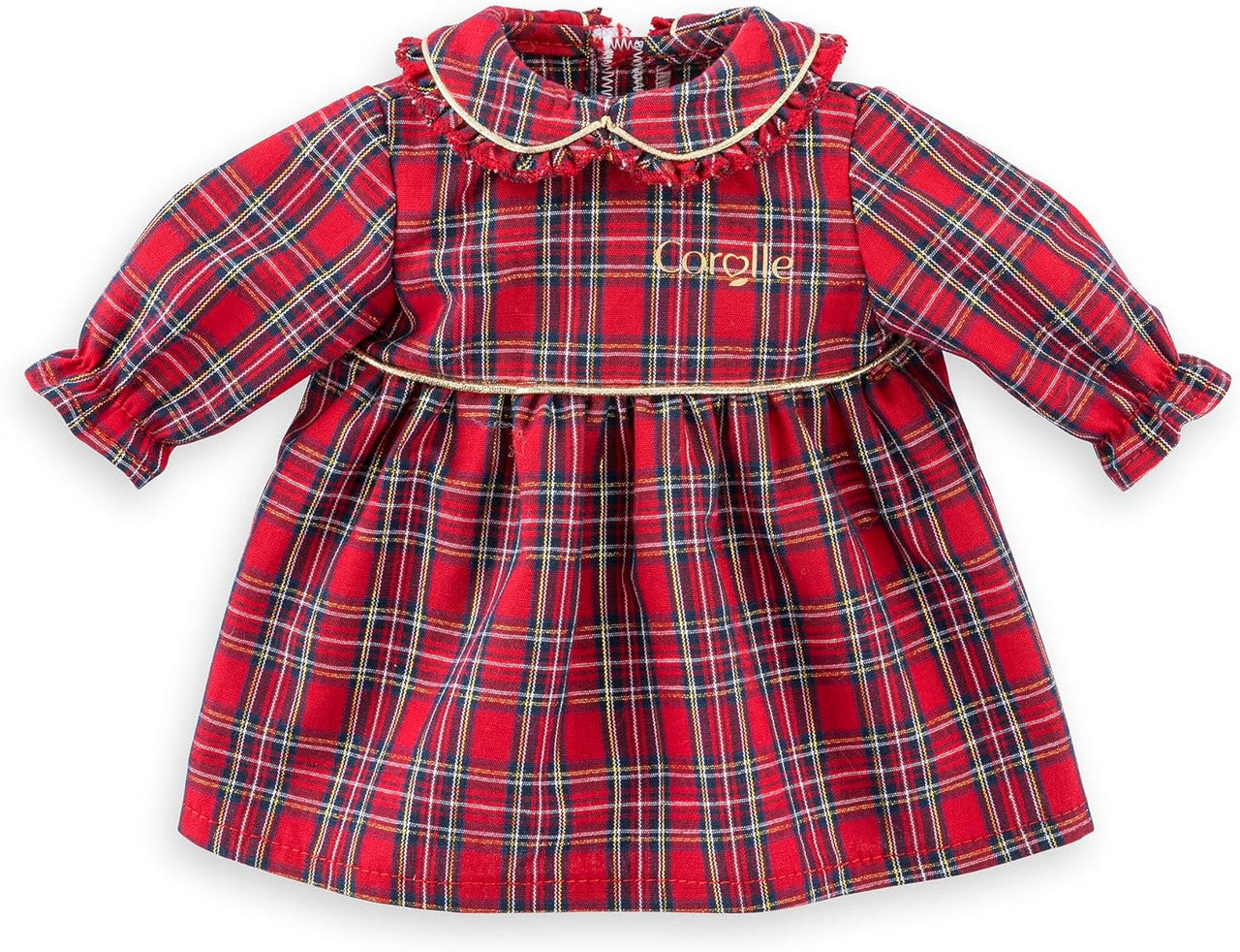 Corolle En Fêtes tartan dress for 36cm Mon Grand Corolle baby dolls