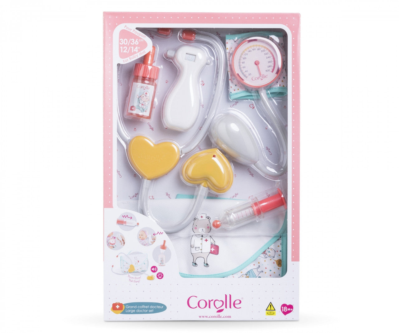 Corolle Mon Premier Poupon - Large Doctor Set for 30cm Dolls