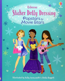 Usborne - Sticker Dolly Dressing - Popstars & Movie Stars (Teal)