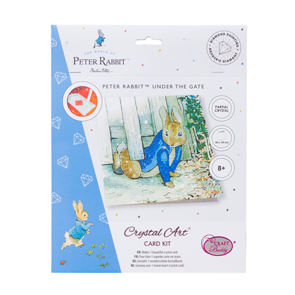 Crystal Art - Peter Under the Fence Card Kit