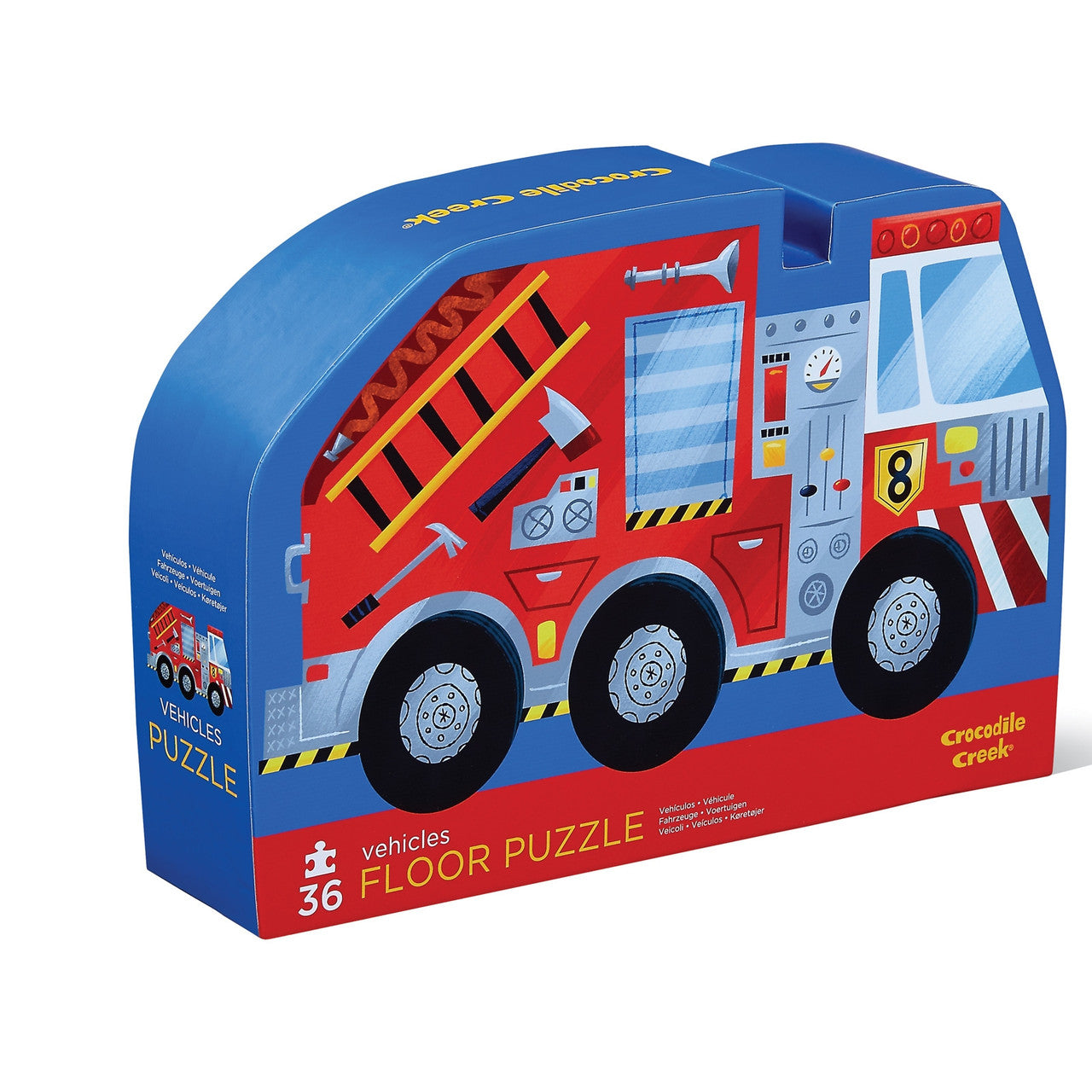Crocodile Creek - Classic Floor Puzzle 36 pc - Vehicles