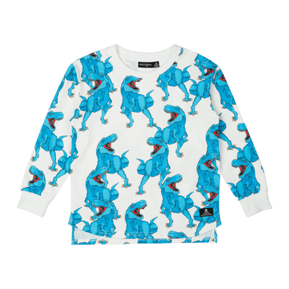 Blue Rex Roar Long Sleeve T-shirt