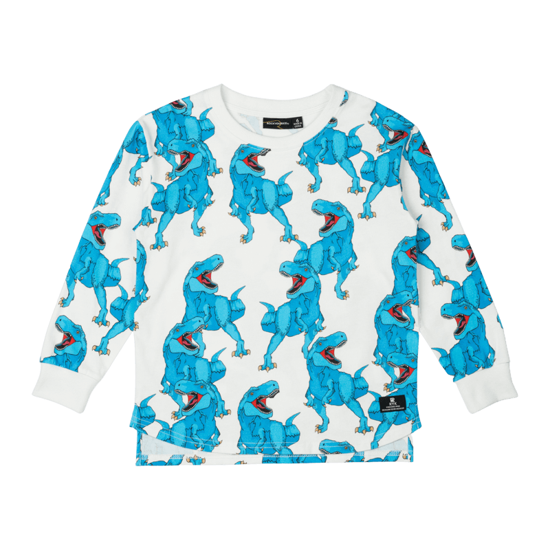 Blue Rex Long Sleeve T-shirt - Teen