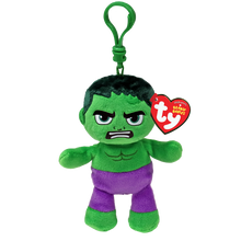 TY Marvel Beanie Babies Soft Clip - Hulk