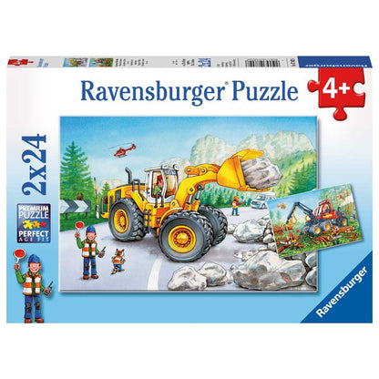 Ravensburger 2x24pc - Diggers At Work Puzzle