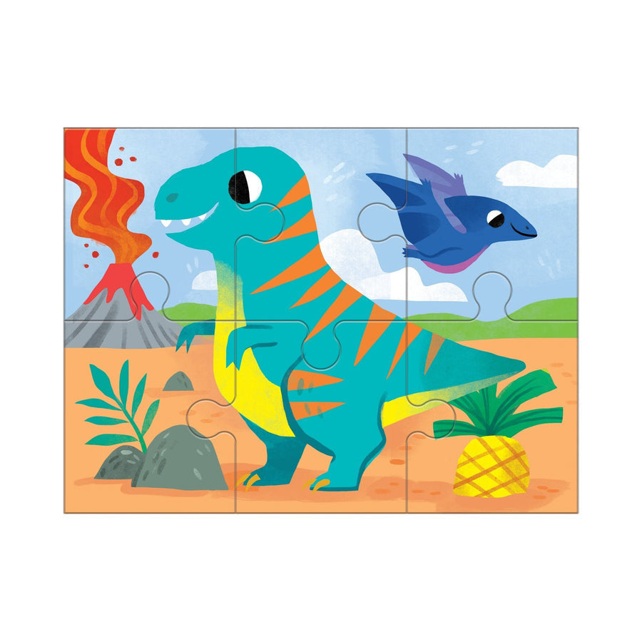 Mudpuppy 4 In A Box Progressive Puzzles – Dino Friends