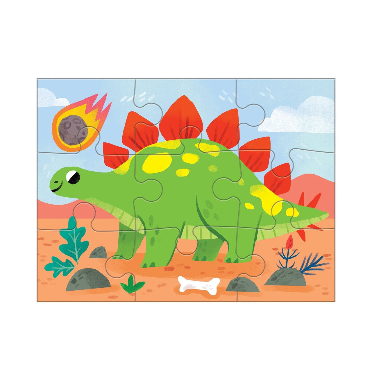 Mudpuppy 4 In A Box Progressive Puzzles – Dino Friends