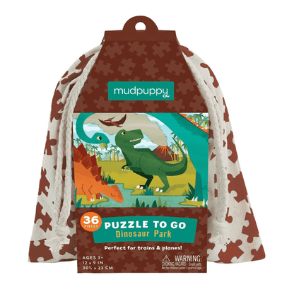 Mudpuppy - Puzzles to Go - Dinosaur Park