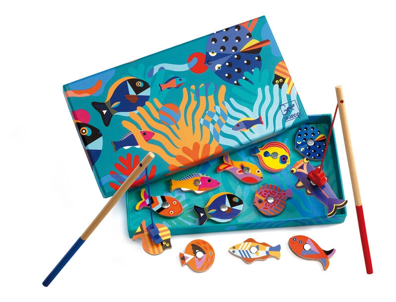 Djeco - Magnetic Graphic Fishing Game