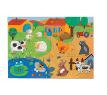 Djeco Tactile Farm 20pc Puzzle