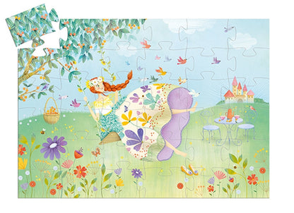 Djeco The Princess Of Spring Silhouette Puzzle 36pc