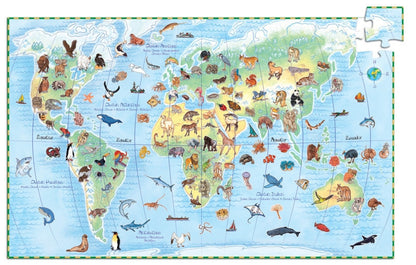 Djeco - World Animals 100pc Observation Puzzle