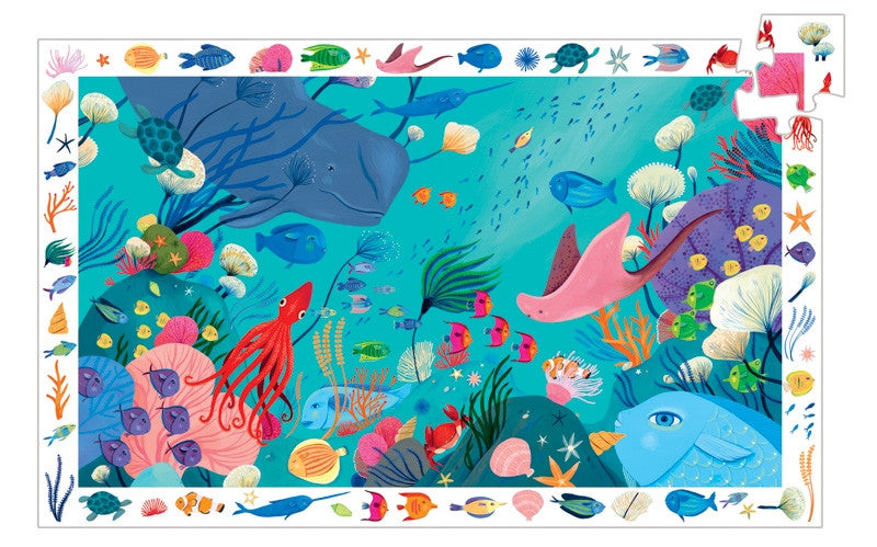 Djeco Aquatic 54pc Observation Puzzle